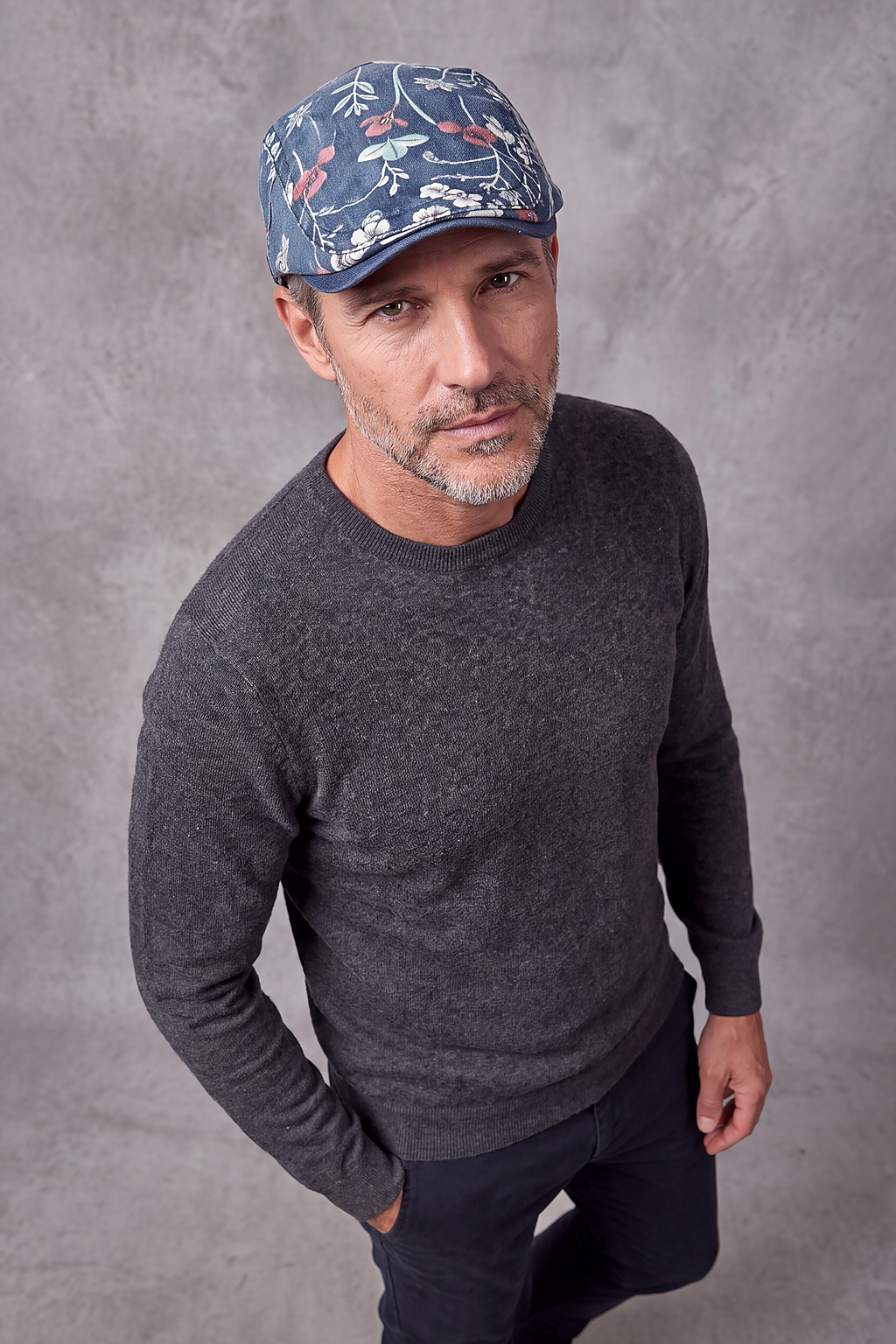 Béret Homme Coton Été Bleu – Oléron, vue 2