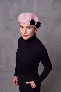 Béret Femme Coton Couleur Rose – Rosalie, vue 2