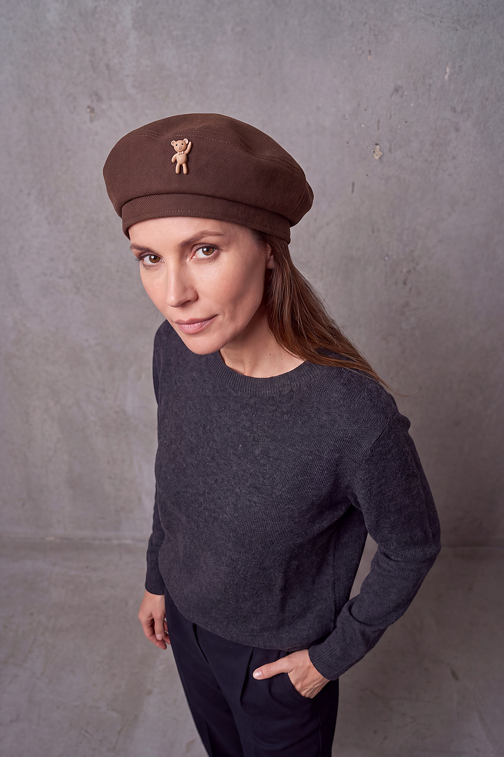 Béret Femme Ourson – Nina, vue 2