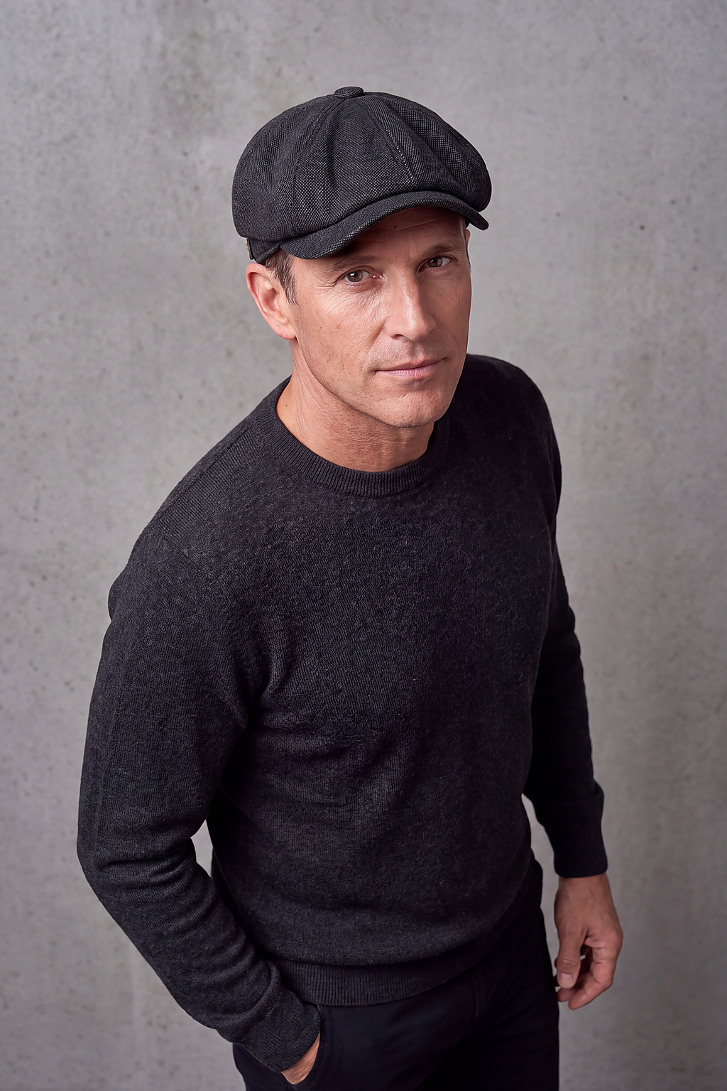 Casquette Gavroche Homme Gris Chiné – Bastille, vue 2