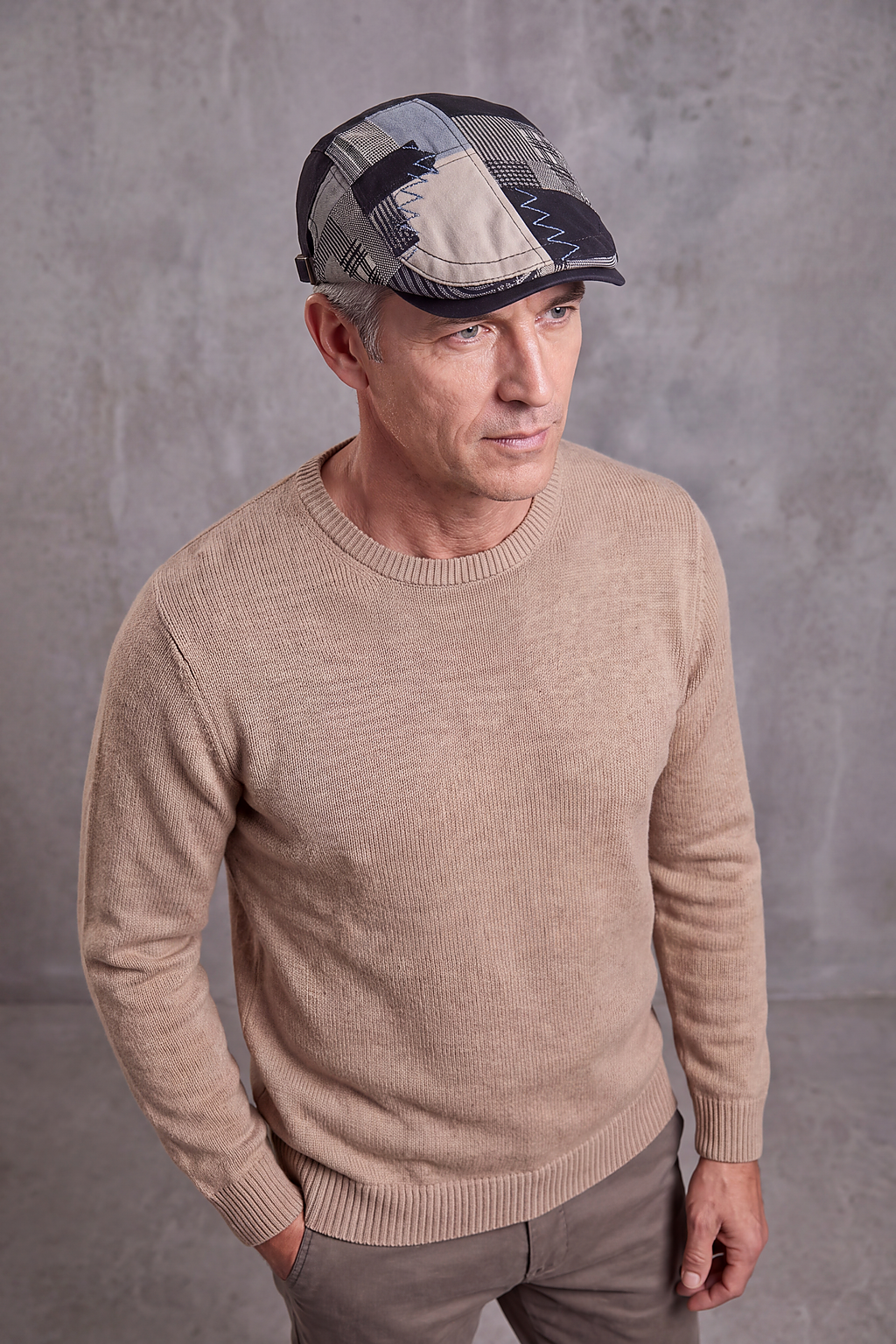 Béret Homme Deux Couleurs Réglable – Quimper, vue 2