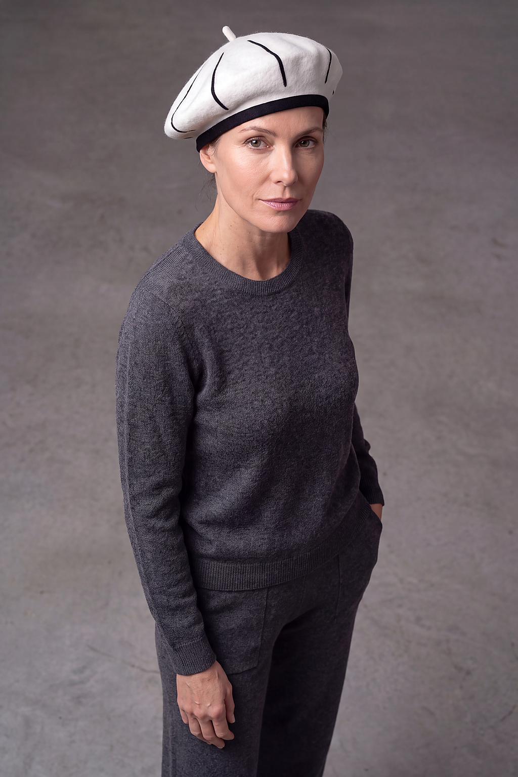 Béret Femme Tendance Tons Neutres – Zoé, vue 2