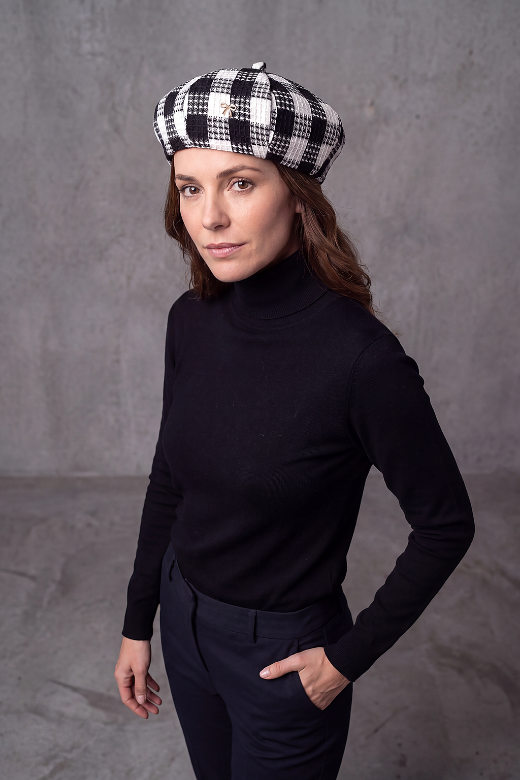 Béret Femme Carreaux Vichy – Jeanne, vue 2