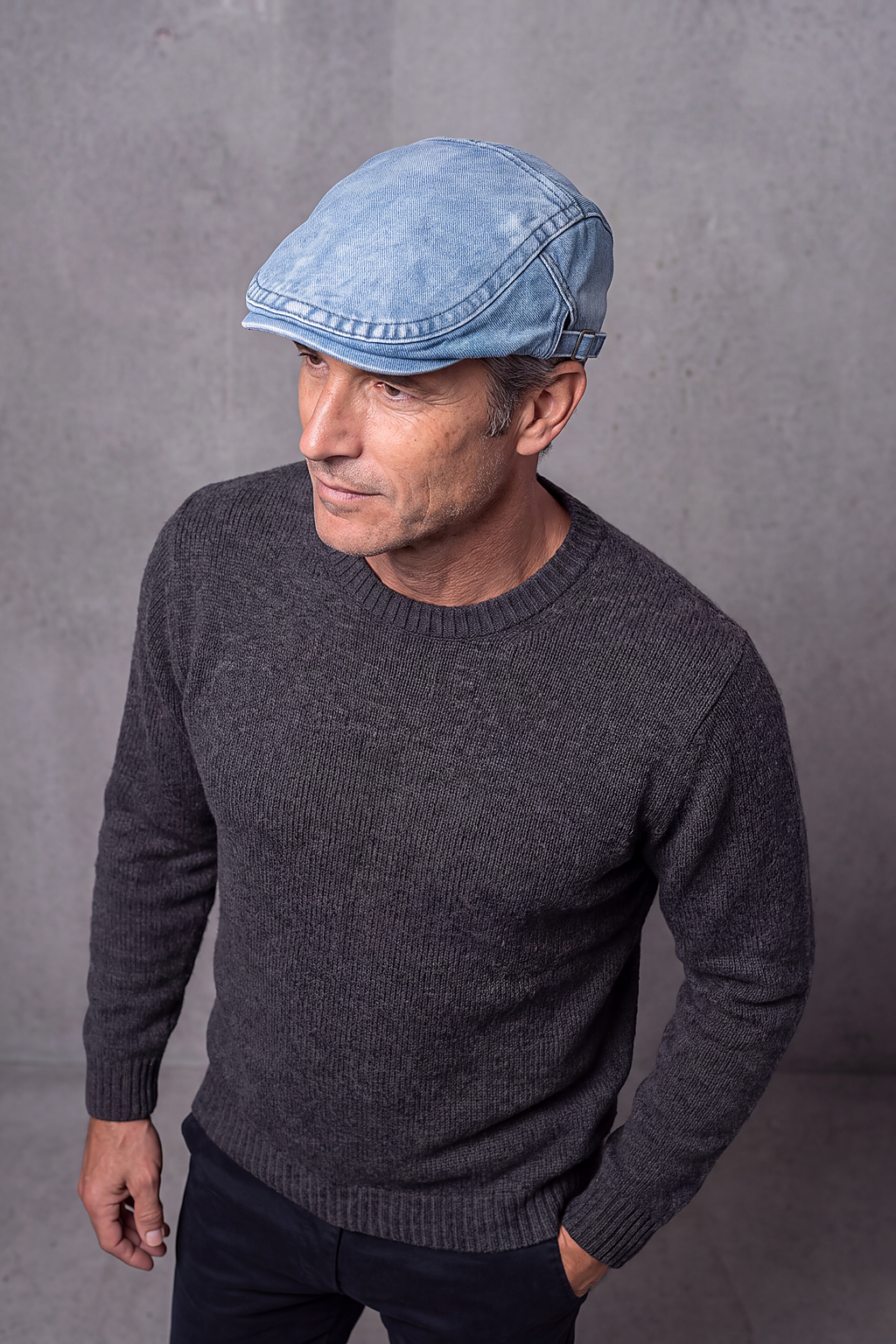 Béret Homme Denim Léger Été – Bandol, vue 2