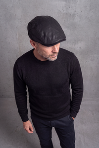 Béret Homme Rétro Café ou Noir – Montmartre, vue 5