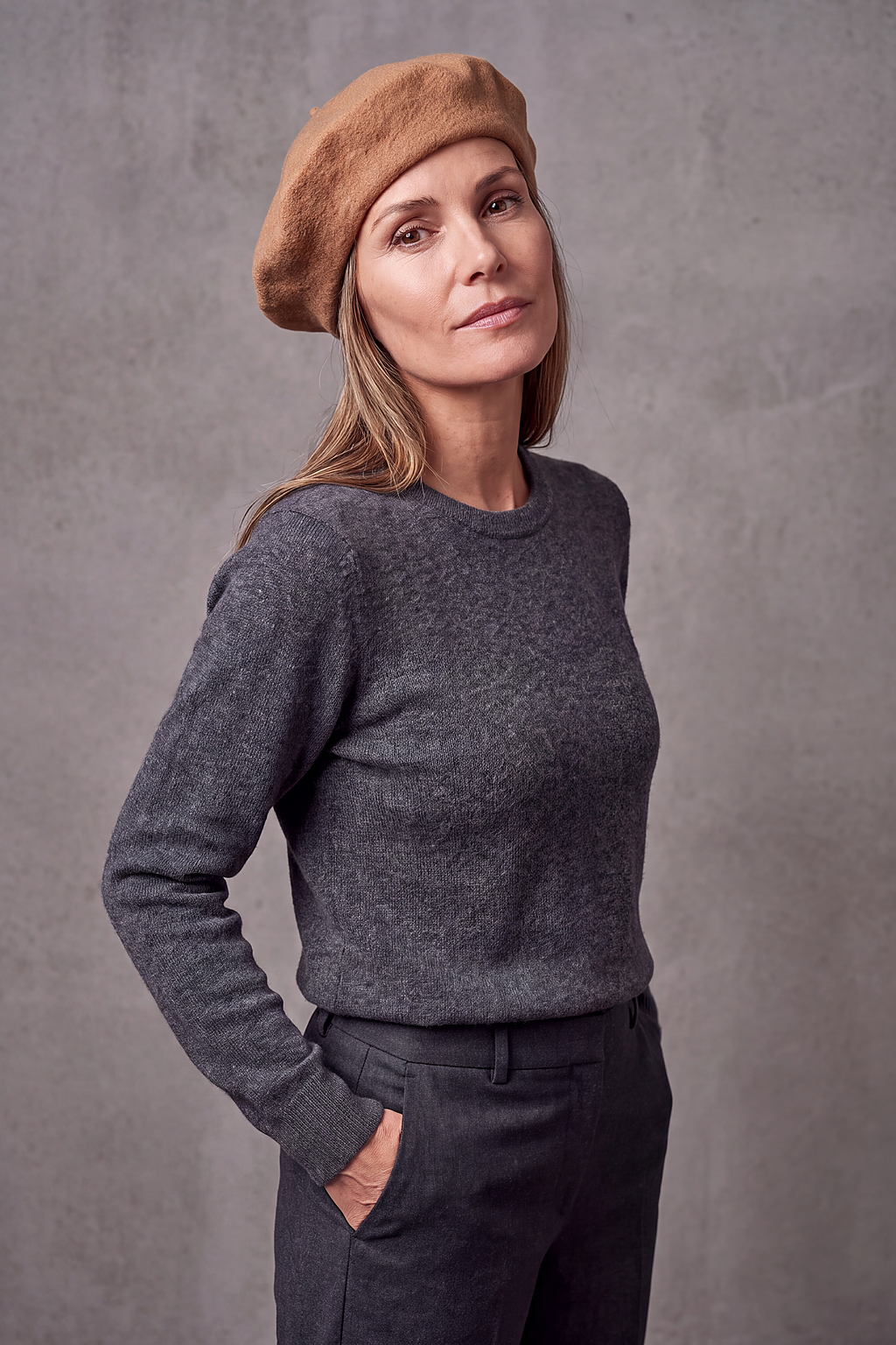Béret Basque Femme Classique – Itxassou, vue 2