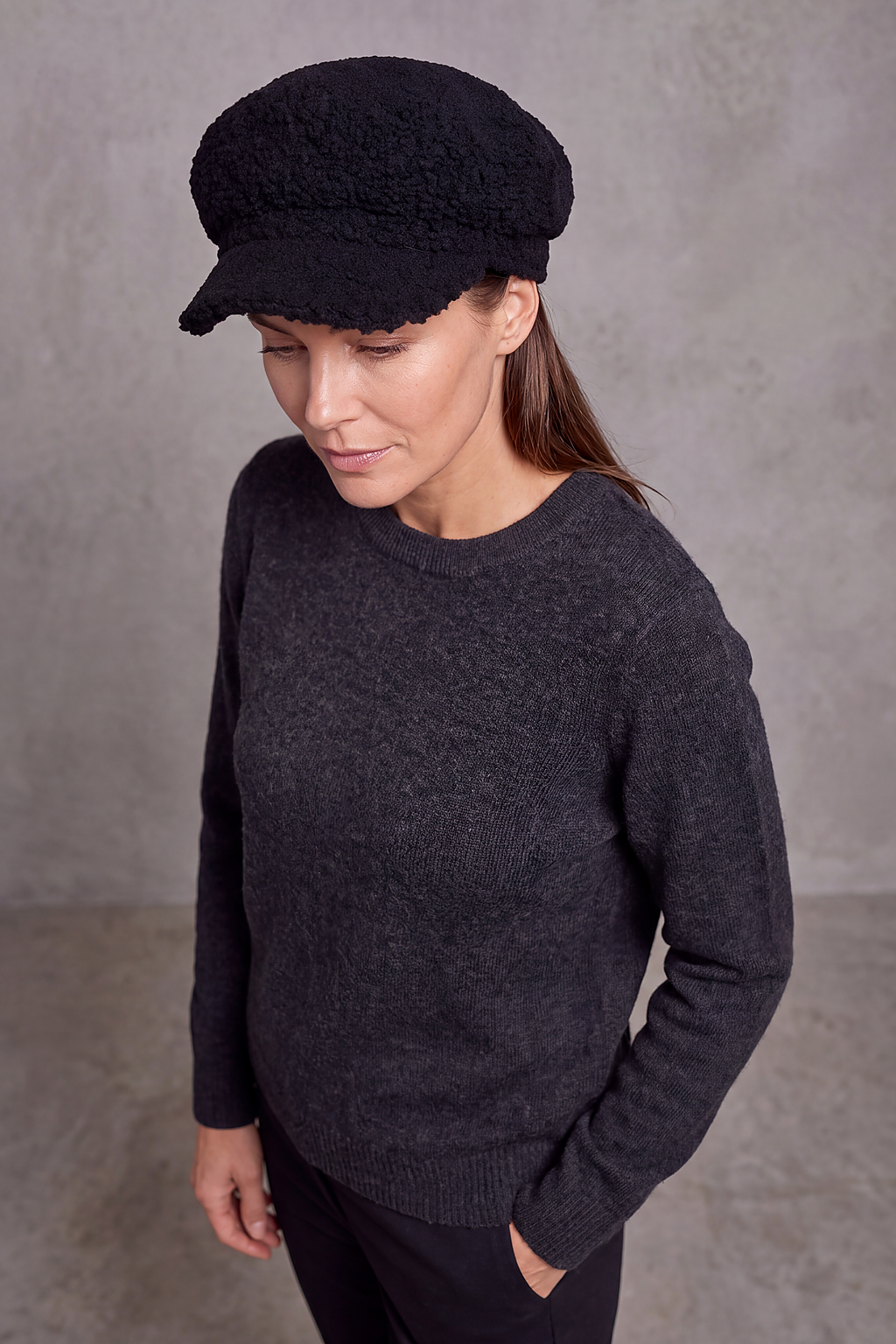 Casquette Gavroche Femme Polaire Chaude – Léonie, vue 2