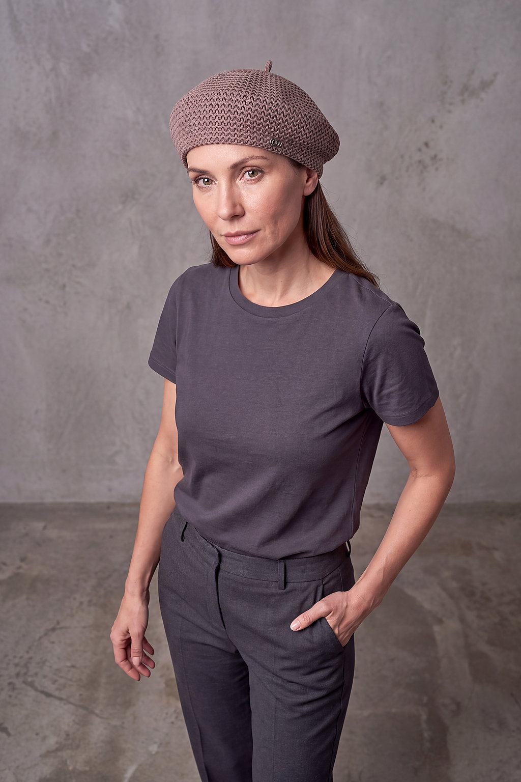 Béret Femme Coton Été Léger – Chloé, vue 2