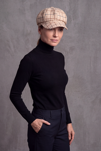 Casquette Gavroche Femme Carreaux – Hortense, vue 2