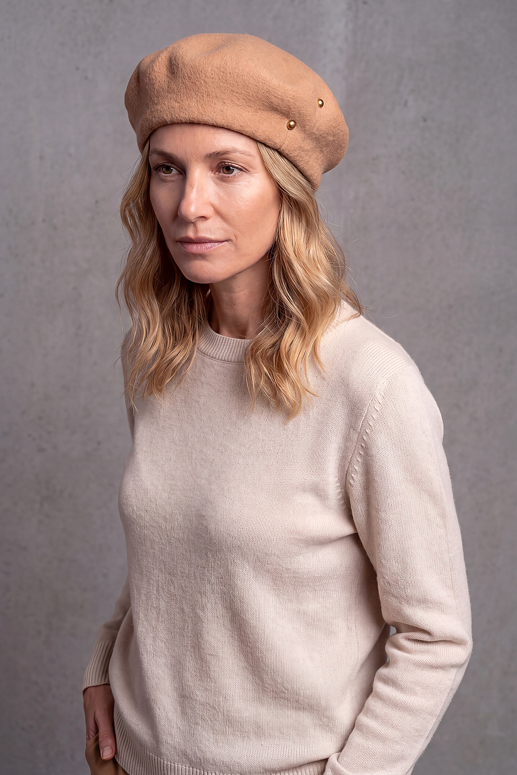 Béret Femme Laine Douce Hiver – Adèle, vue 4
