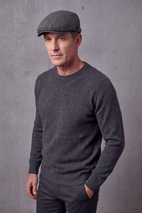 Béret Homme Laine Hiver à Chevrons – Jura, vue 2