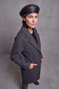 Béret Femme Cuir et Chaîne – Valentine, vue 4
