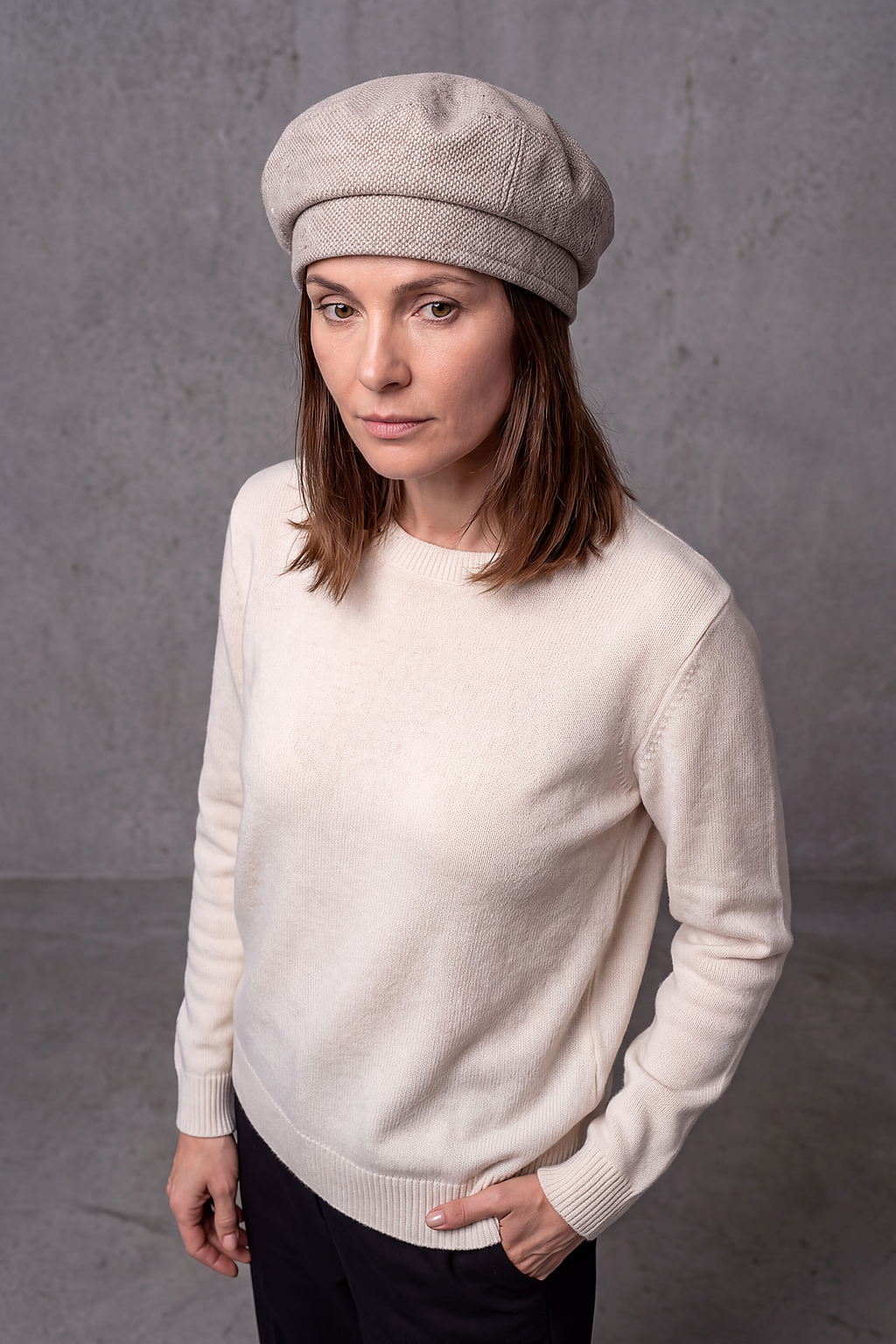 Béret Femme Rétro Chic Tons Pastel – Victoire, vue 4