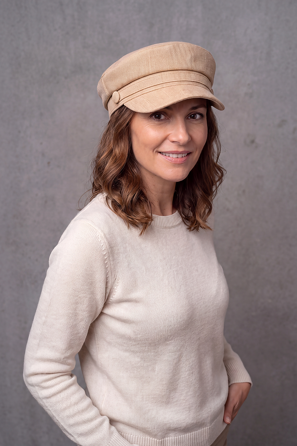 Casquette Gavroche Femme Coton Coloris Doux – Juliette, vue 4