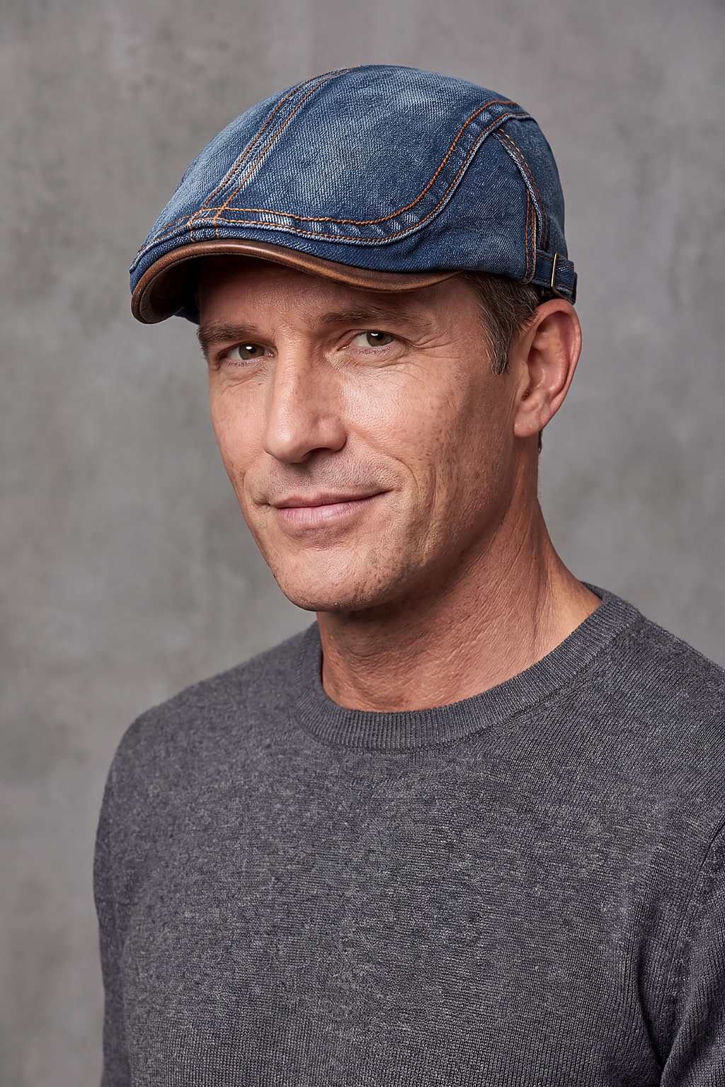 Béret Homme Denim Bleu Rétro – Lorient