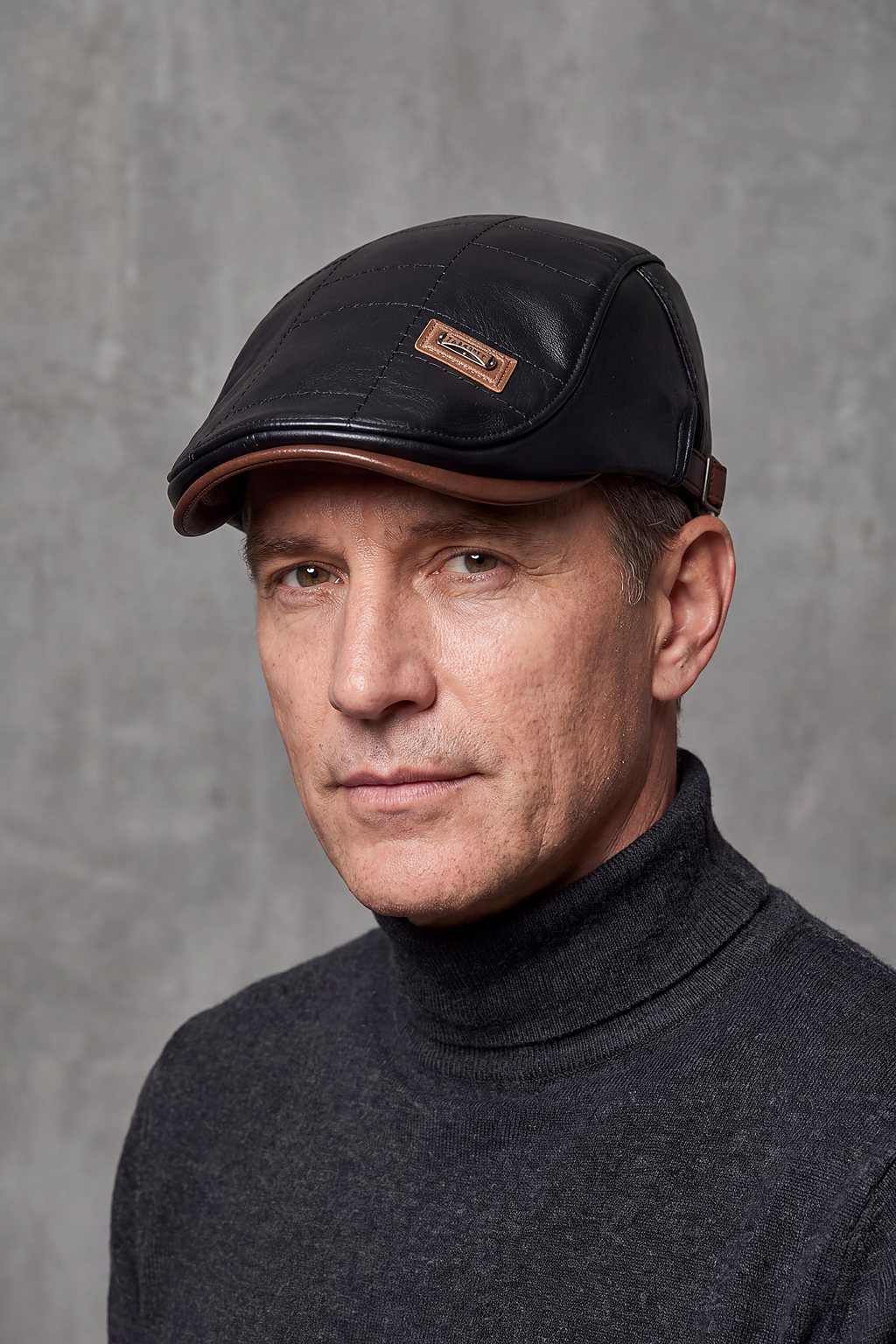 Béret Homme Cuir Souple – Médoc