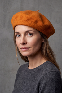 Béret Basque Femme en Laine Chaude – Guéthary