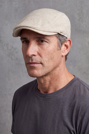 Béret Homme Lin Été Respirant beige – Lubéron