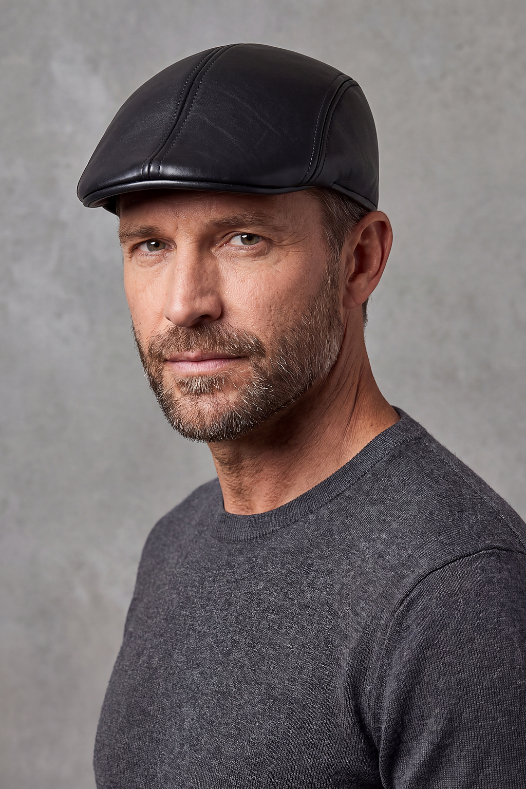 Béret Homme Simili Cuir – Lyon