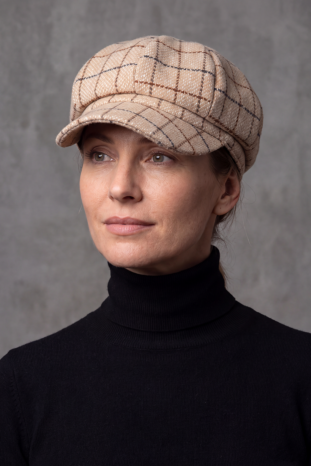 Casquette Gavroche Femme Carreaux – Hortense