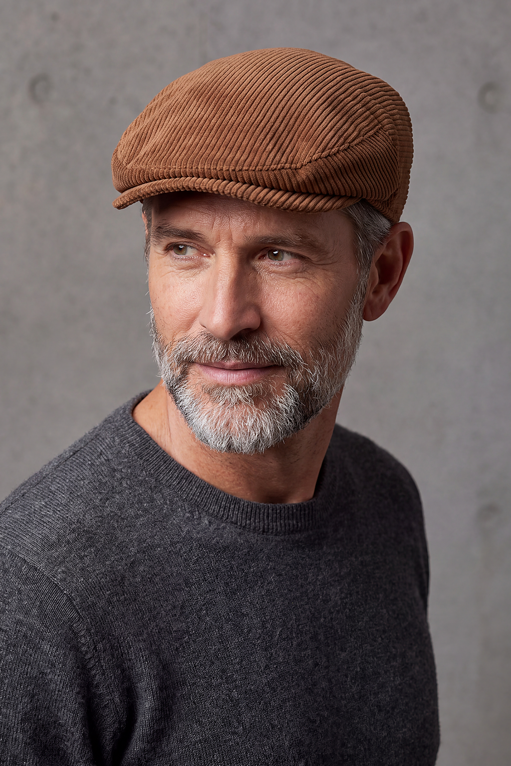 Casquette Plate Homme Velours Côtelé – Sologne