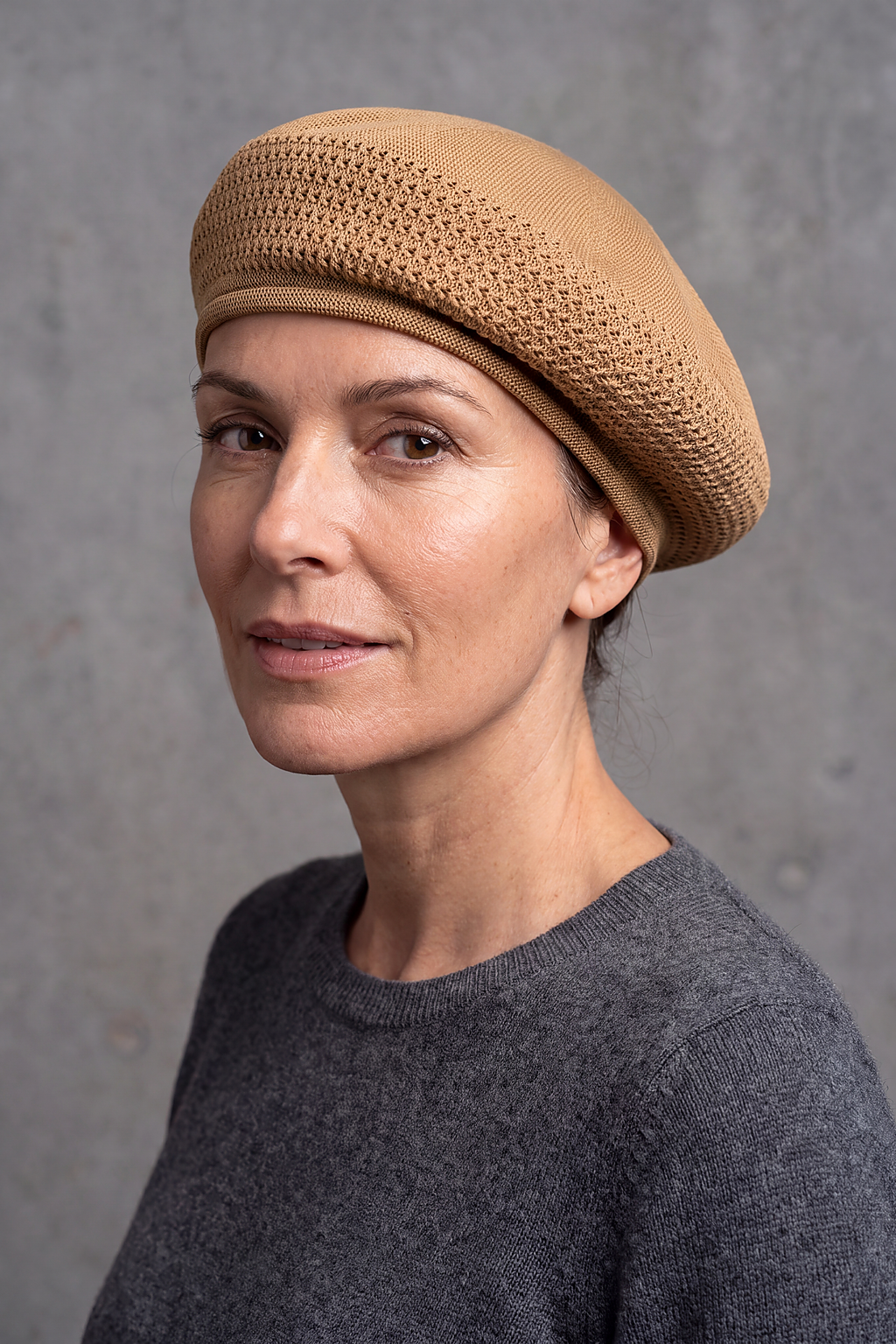 Béret Femme Tricot Été Aéré – Lou