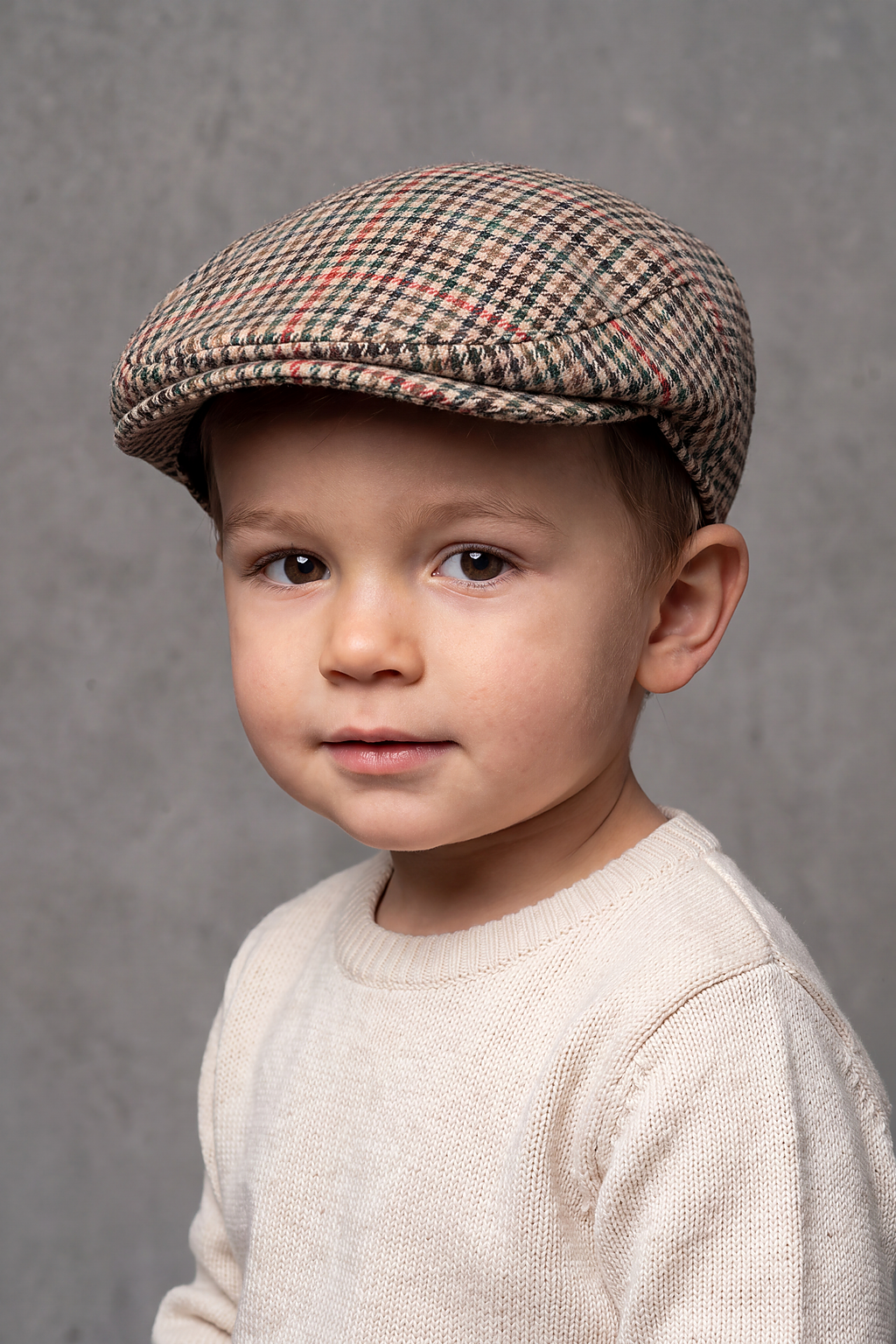 Casquette Plate Bébé Garçon Carreaux – Petit Mousse