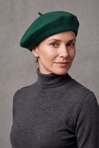 Béret Basque Femme en Laine Mélangée – Bidart