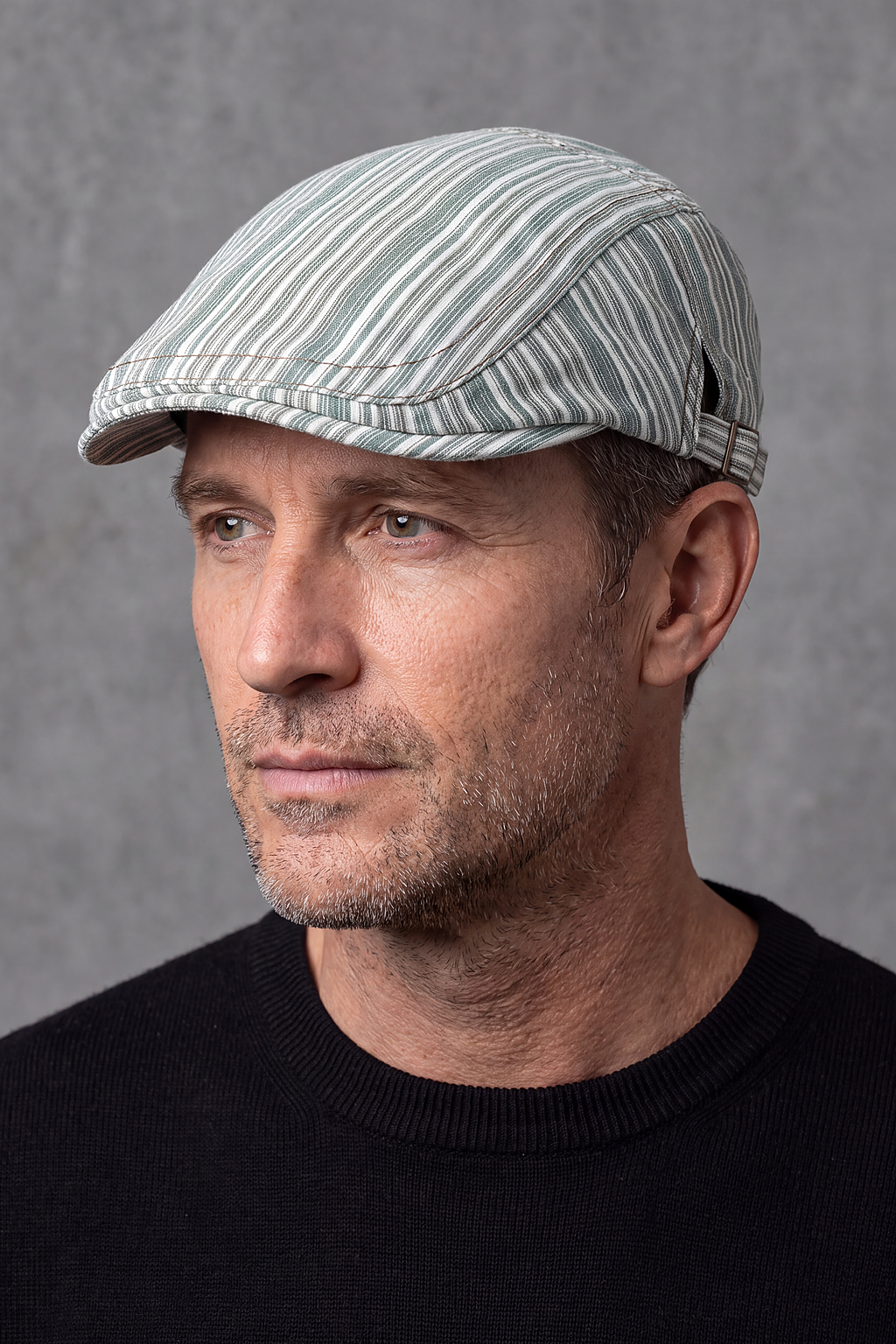Béret Homme Coton Rayé Marin – Concarneau