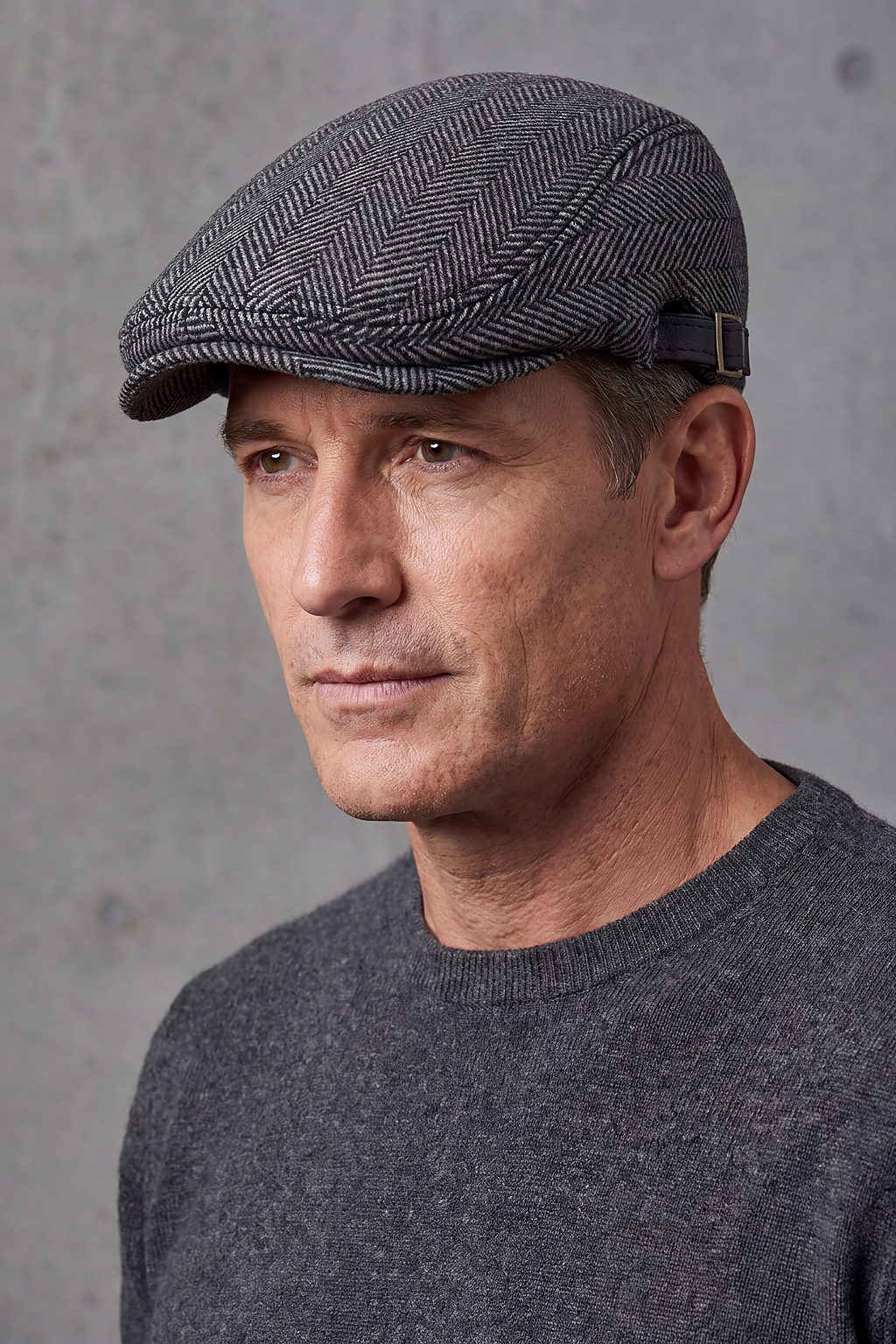 Béret Homme Laine Hiver à Chevrons – Jura