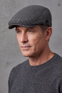 Béret Homme Laine Hiver à Chevrons – Jura