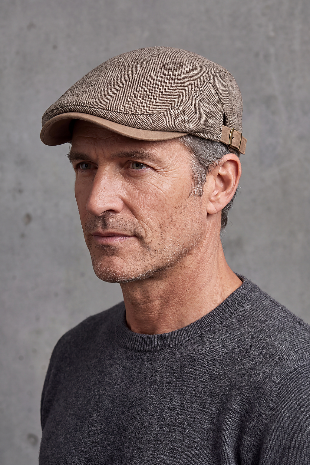 Béret Homme Motif Chevron Réglable – Ardennes