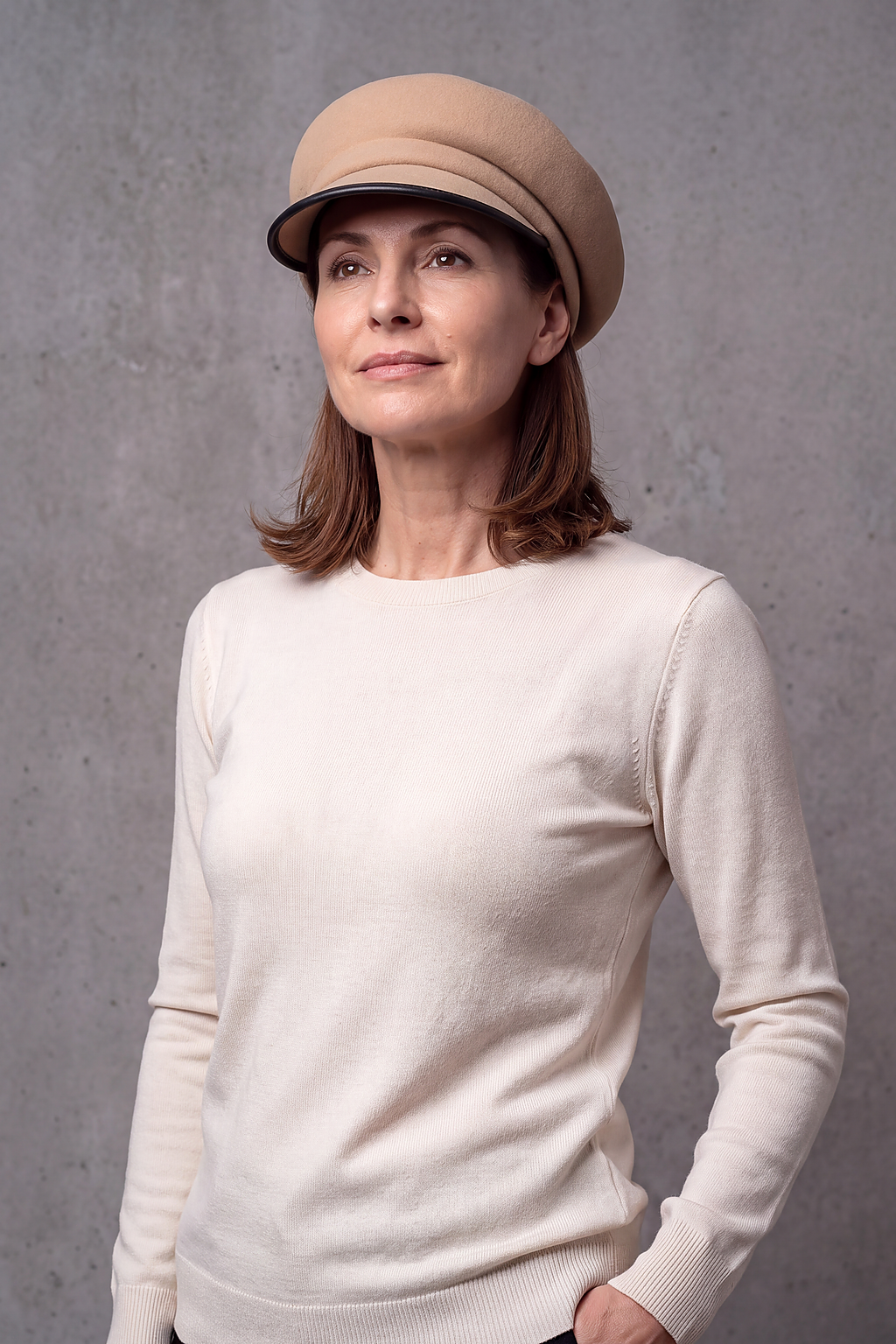Casquette Gavroche Femme Laine – Margaux, vue 4