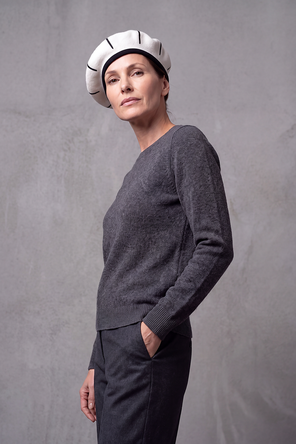 Béret Femme Tendance Tons Neutres – Zoé, vue 4
