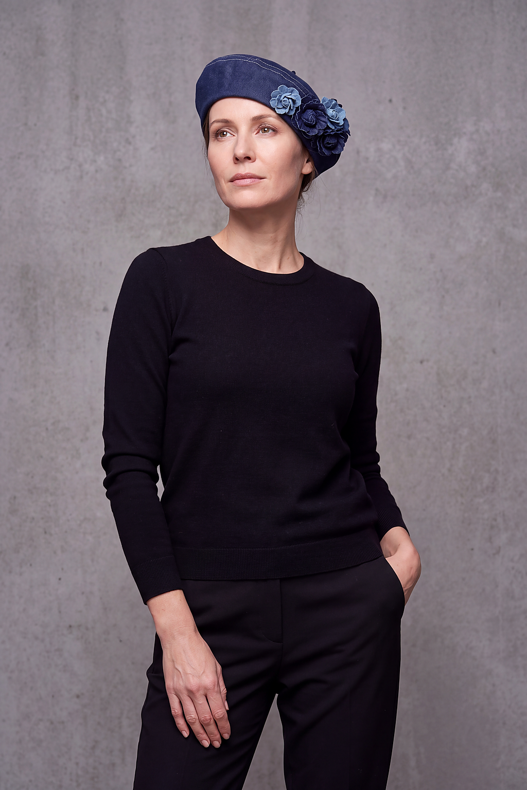 Béret Femme Jean Fleur Bohème – Capucine, vue 2