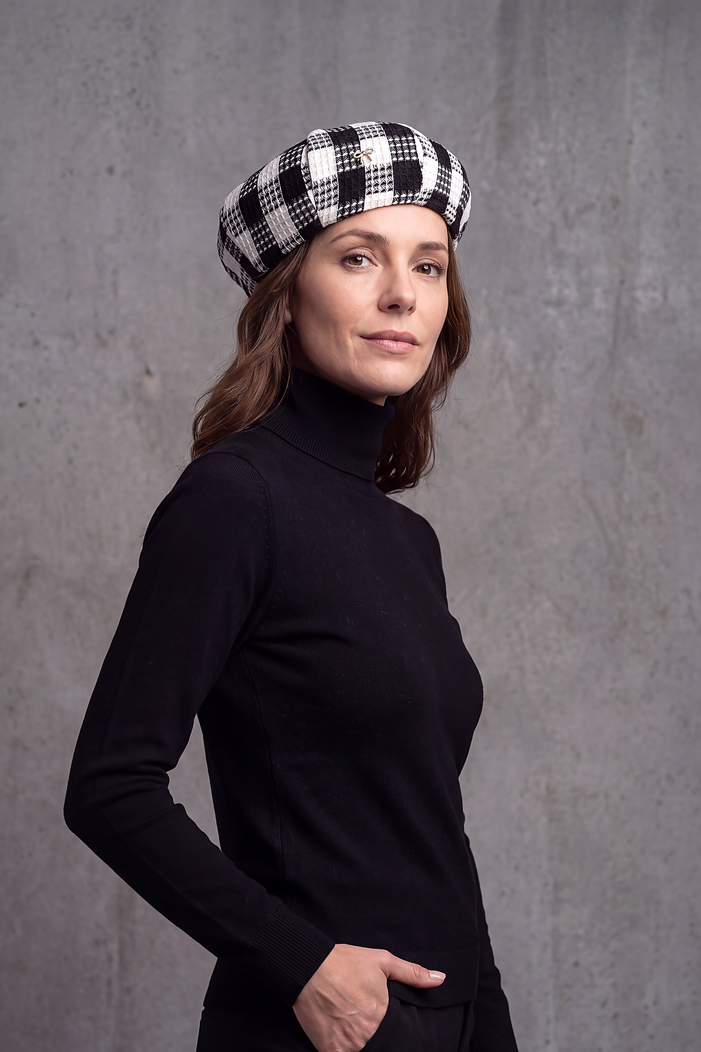 Béret Femme Carreaux Vichy – Jeanne, vue 4