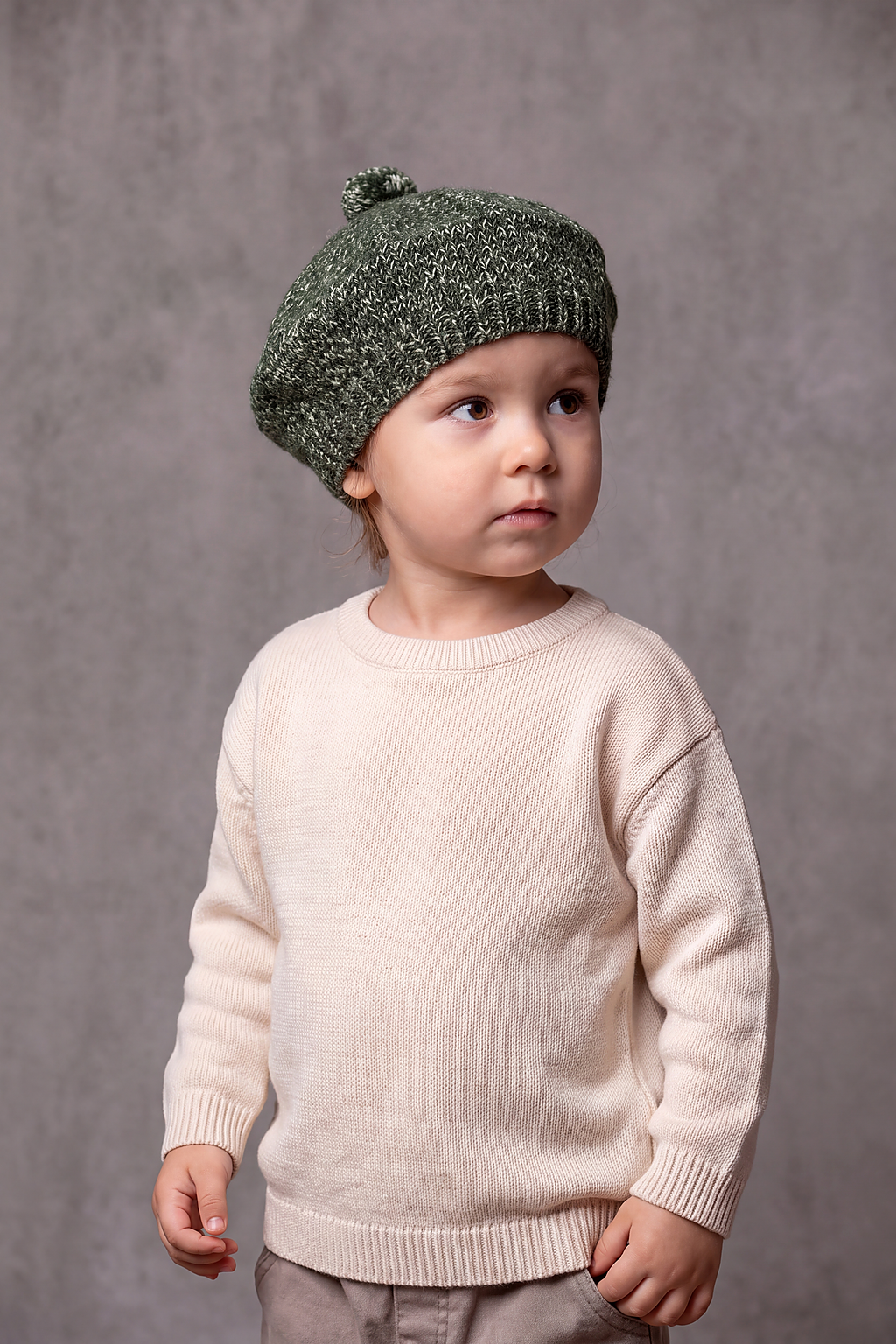 Béret Bébé Tricot Chaud Hiver – Câlinou, vue 5