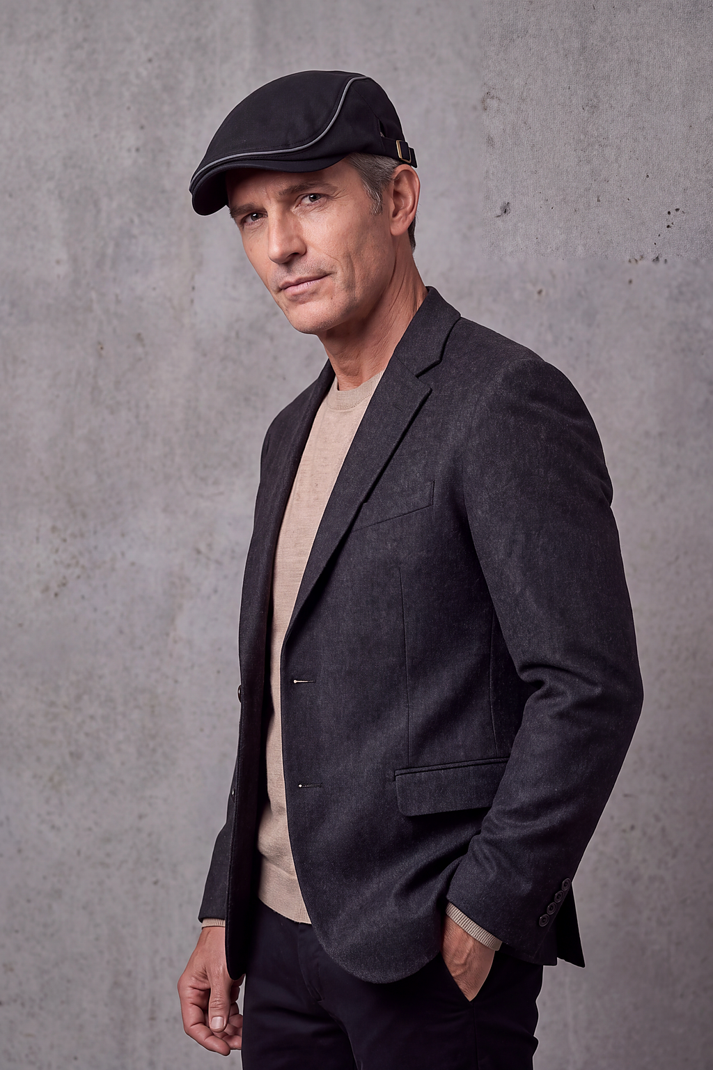 Béret Homme Coton Fin Été – Porquerolles, vue 2
