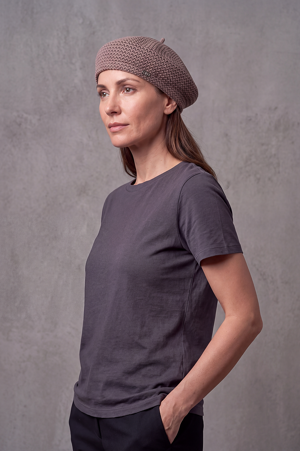 Béret Femme Coton Été Léger – Chloé, vue 4