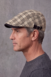 Casquette Plate Homme Carreaux Réglable – Lille, vue 5