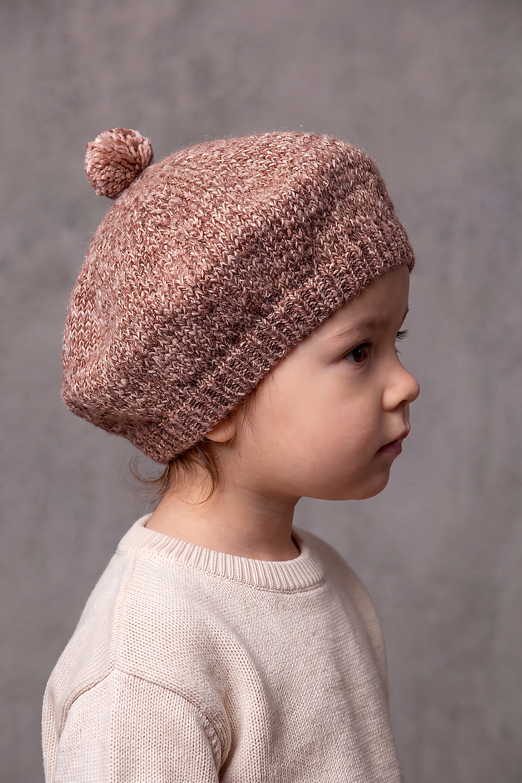 Béret Bébé Tricot Chaud Hiver – Câlinou, vue 3