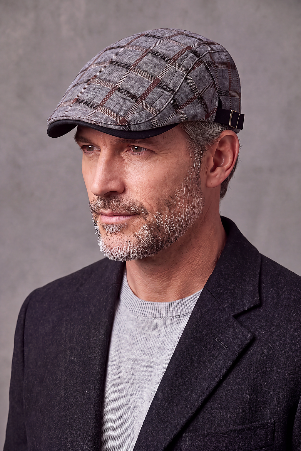Béret Homme Coton Petits Carreaux – Chartres