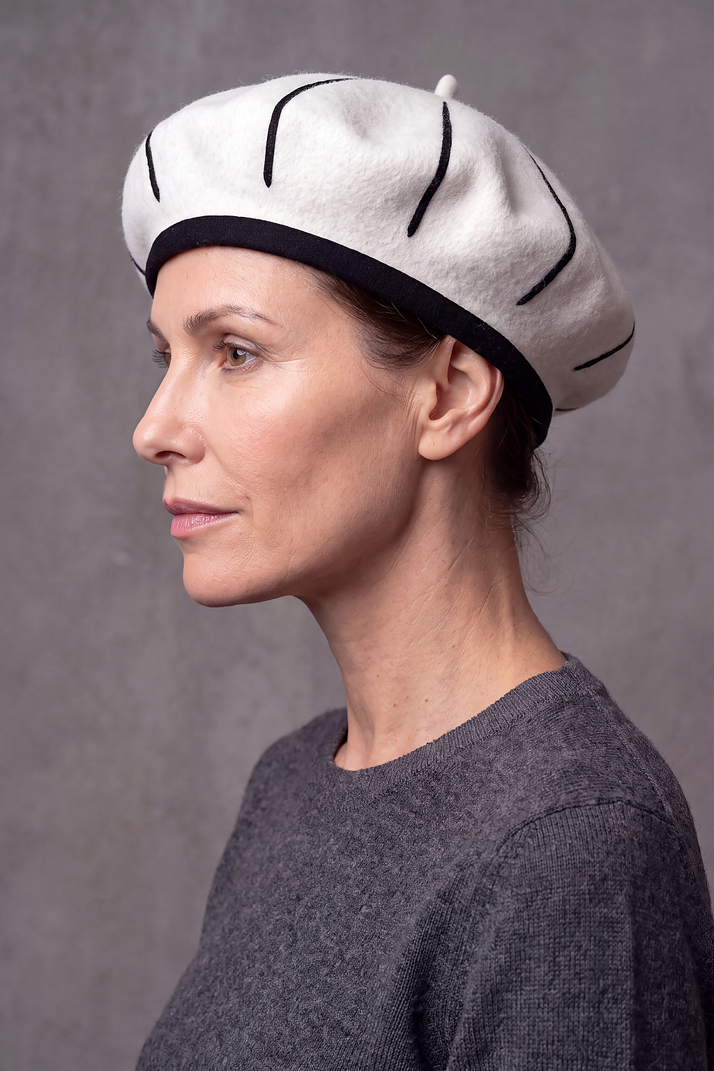 Béret Femme Tendance Tons Neutres – Zoé, vue 3