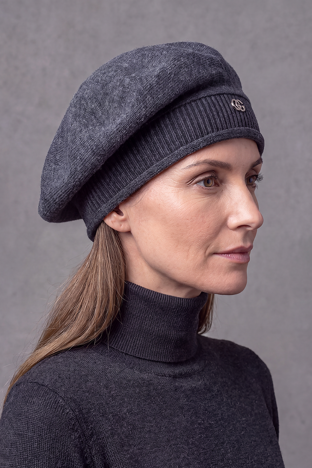 Béret Femme Hiver Élégant Camel – Mathilde, vue 3