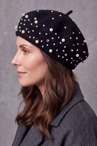 Béret Femme Hiver Orné de Perles – Joséphine, vue 5