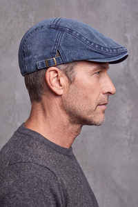 Béret Homme en Denim Rétro – Ménilmontant, vue 3
