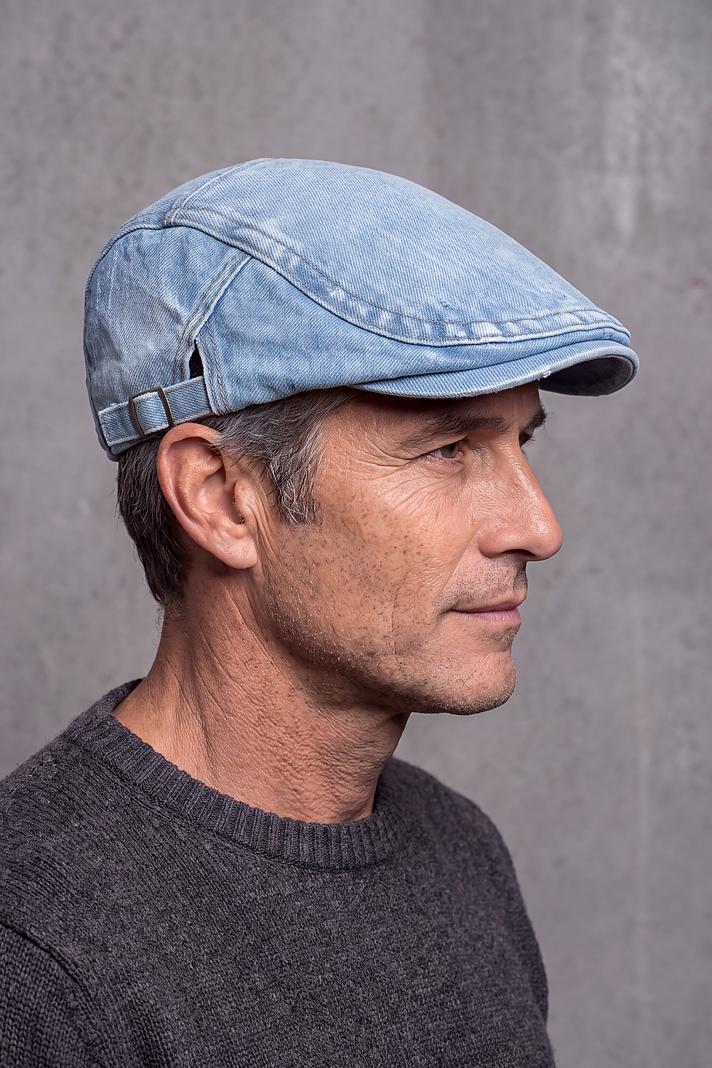 Béret Homme Denim Léger Été – Bandol, vue 3