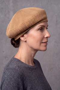 Béret Femme Tricot Été Aéré – Lou, vue 3