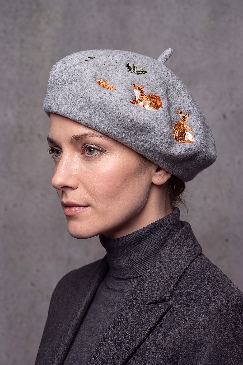 Béret Femme Coton Imprimé – Inès, vue 5