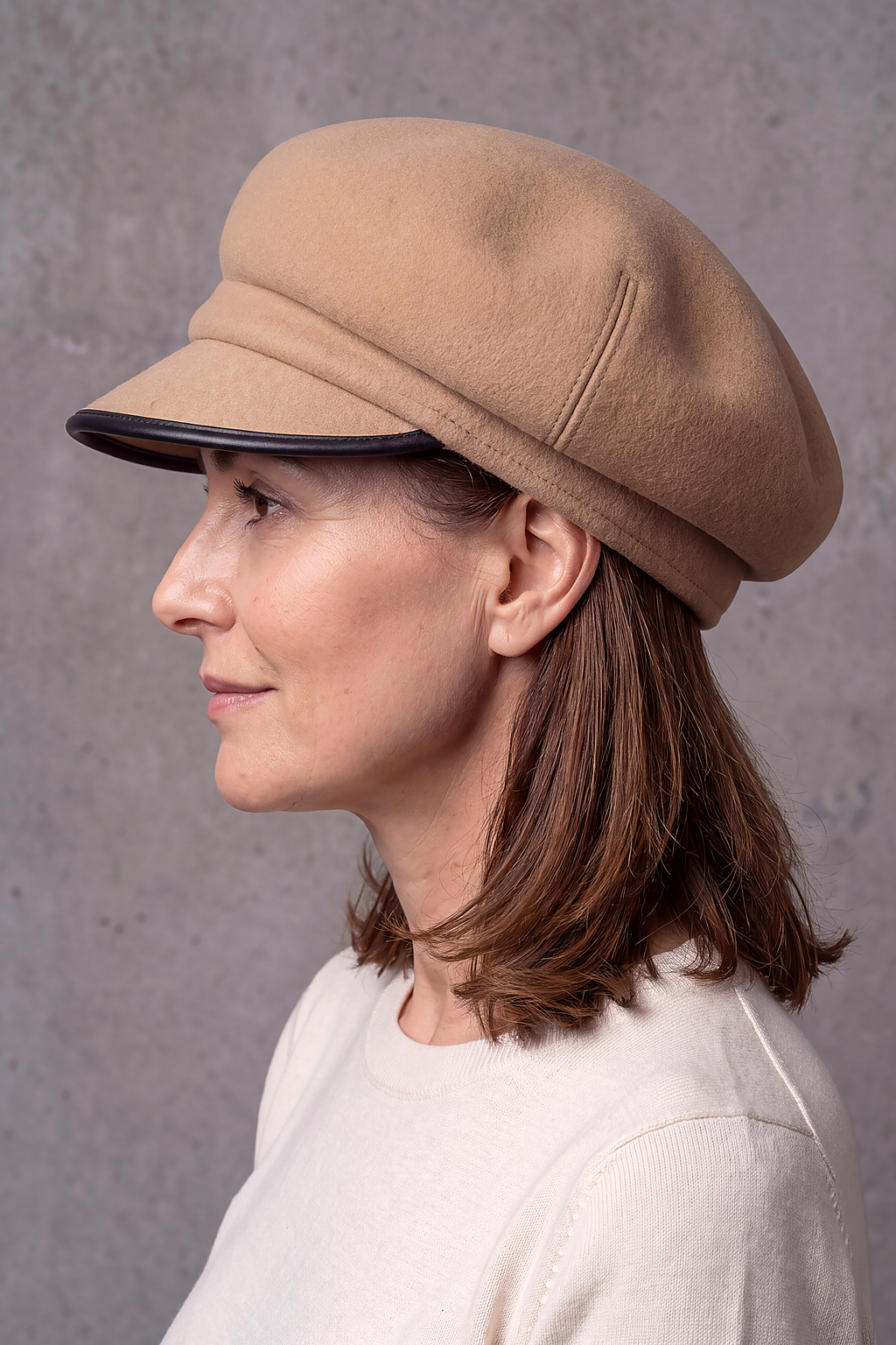 Casquette Gavroche Femme Laine – Margaux, vue 3